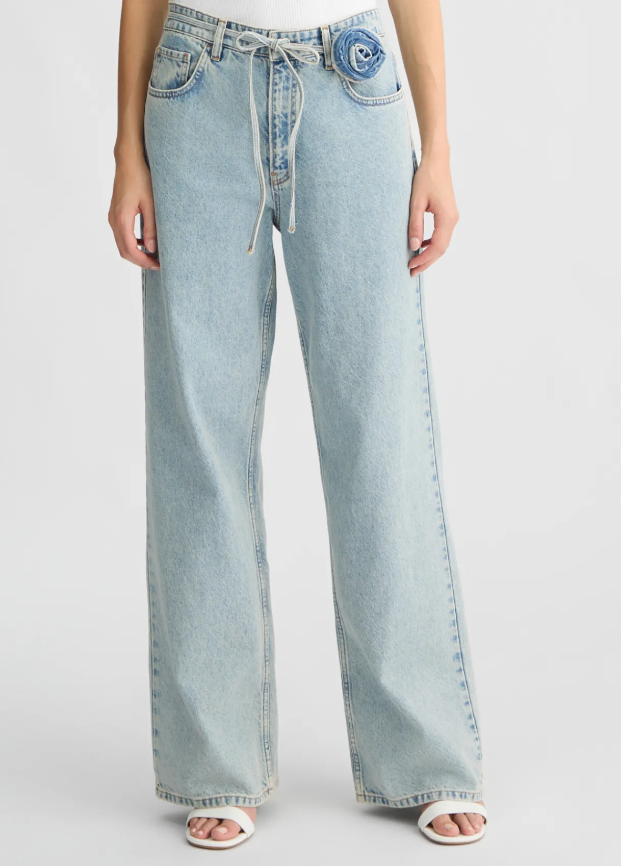 Liu Jo Jean baggy en coton|Femme Jeans Droit