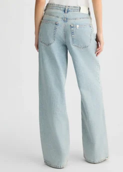 Liu Jo Jean baggy en coton|Femme Jeans Droit