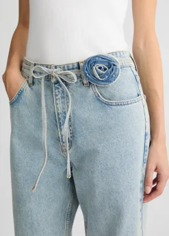 Liu Jo Jean baggy en coton|Femme Jeans Droit
