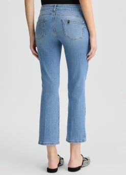 Liu Jo Jean bootcut à strass|Femme Jeans Droit