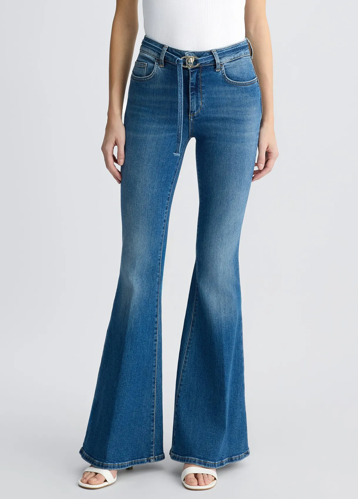 Liu Jo Jean bootcut avec ceinture|Femme Jeans Patte D'Eph