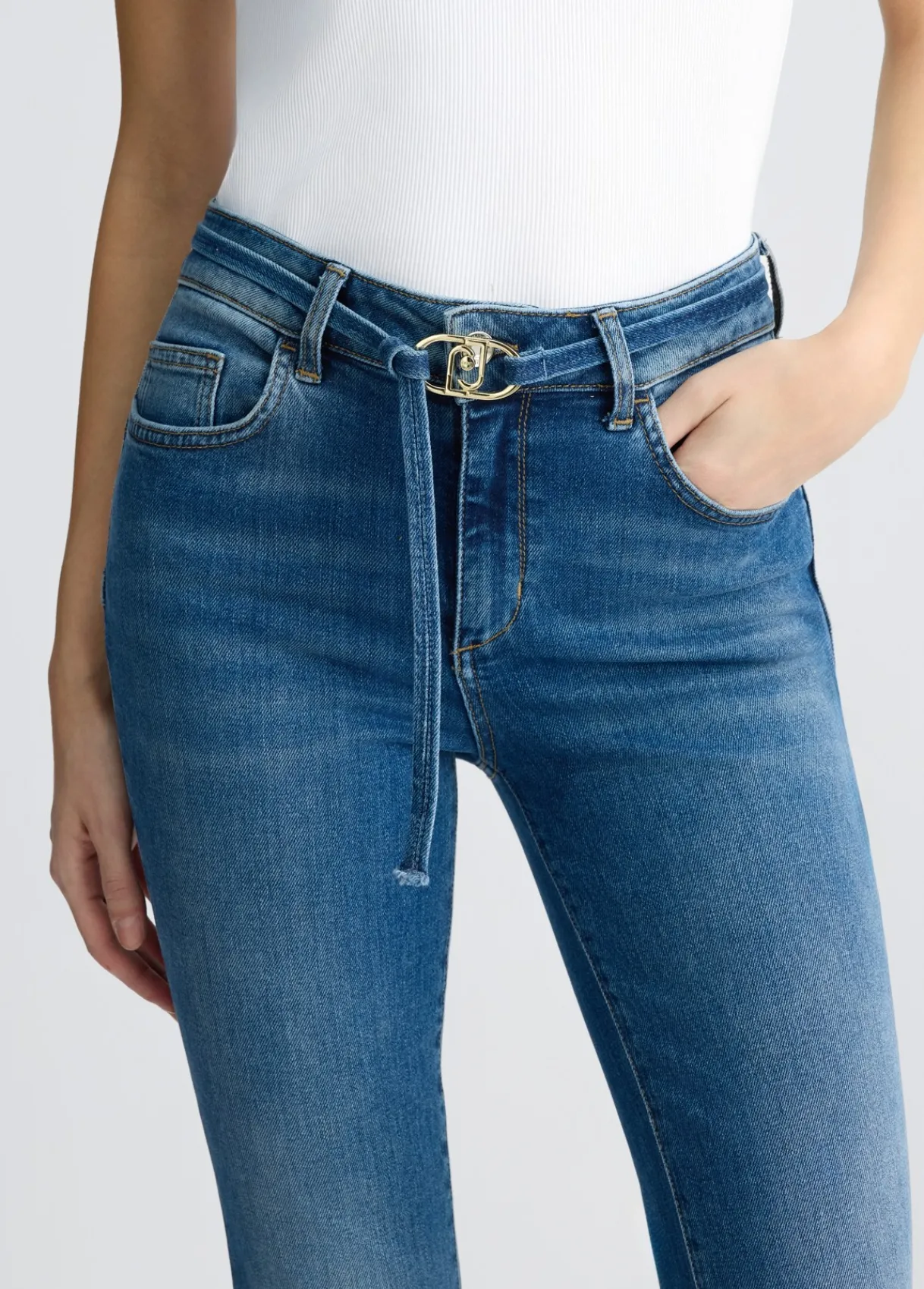 Liu Jo Jean bootcut avec ceinture|Femme Jeans Patte D'Eph