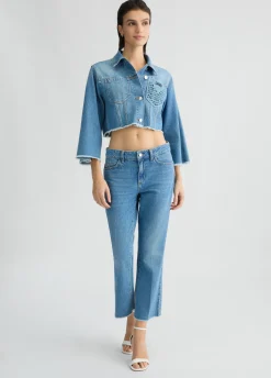 Liu Jo Jean bootcut avec poches en crochet|Femme Jeans Skinny