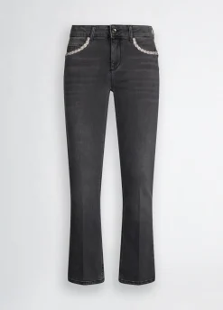 Liu Jo Jean bootcut avec strass|Femme Jeans Skinny