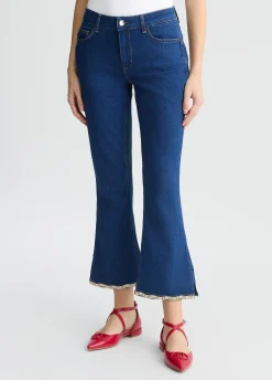 Liu Jo Jean bootcut avec strass|Femme Jeans Bootcut