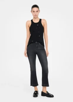 Liu Jo Jean bootcut cropped Better|Femme Jeans Patte D'Eph