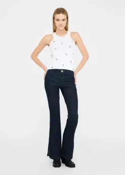 Liu Jo Jean bootcut taille haute|Femme Jeans Bootcut|Jeans Skinny