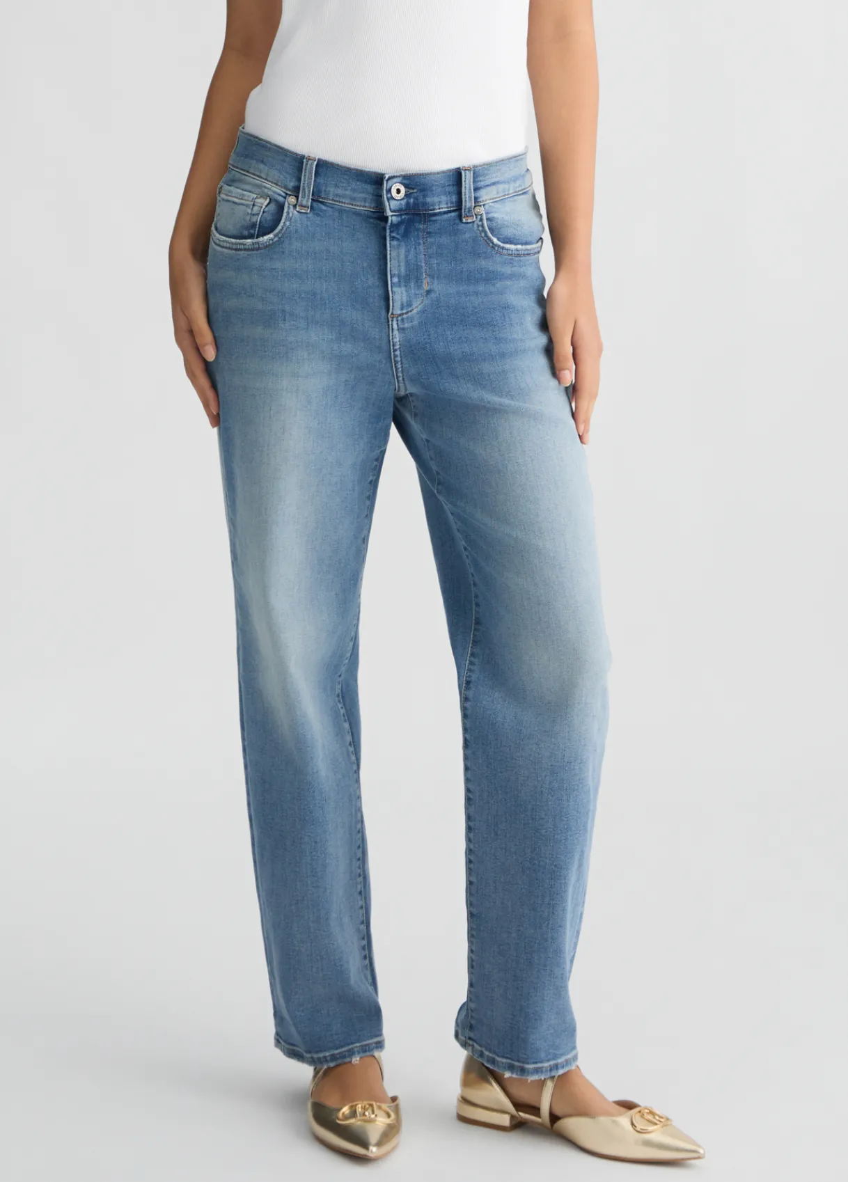 Liu Jo Jean boyfriend à taille basse|Femme Jeans Droit