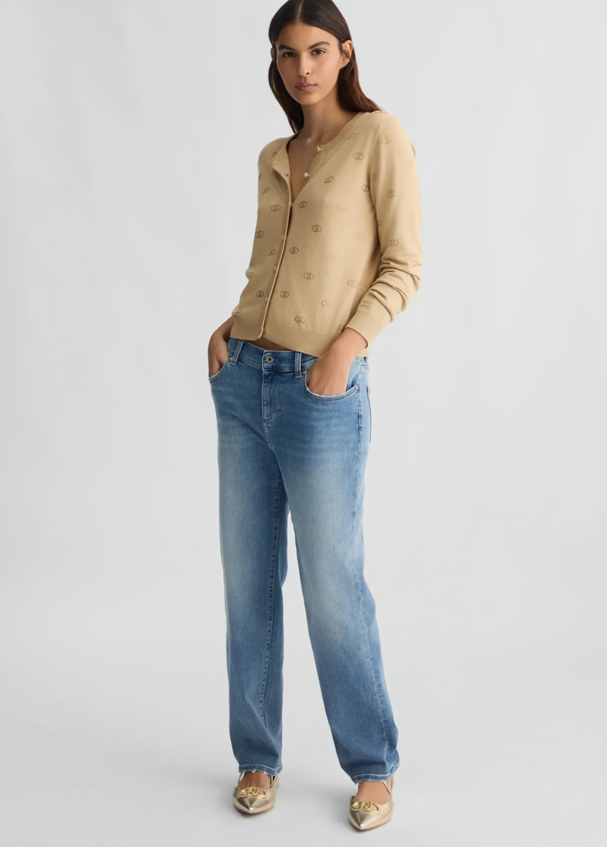 Liu Jo Jean boyfriend à taille basse|Femme Jeans Droit