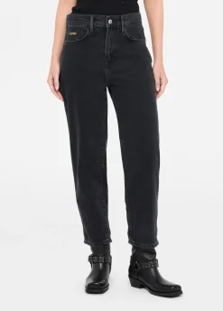 Liu Jo Jean boyfriend avec poche matelassée|Femme Jeans Droit