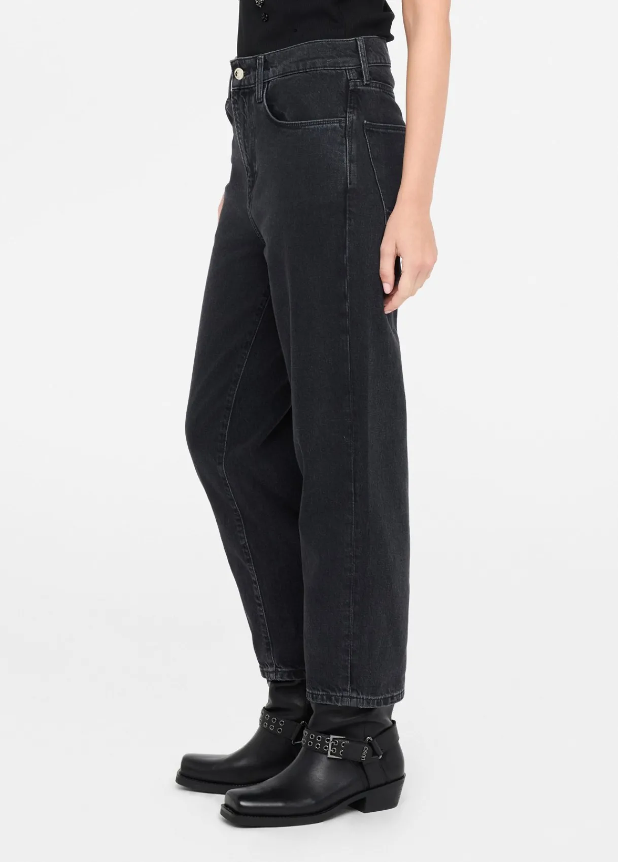 Liu Jo Jean boyfriend avec poche matelassée|Femme Jeans Droit