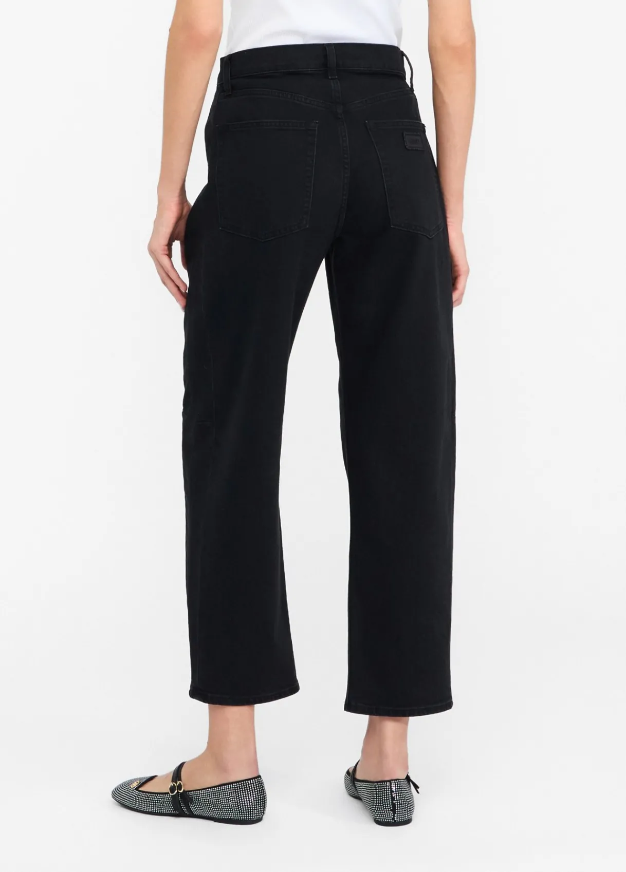 Liu Jo Jean boyfriend avec strass|Femme Jeans Droit