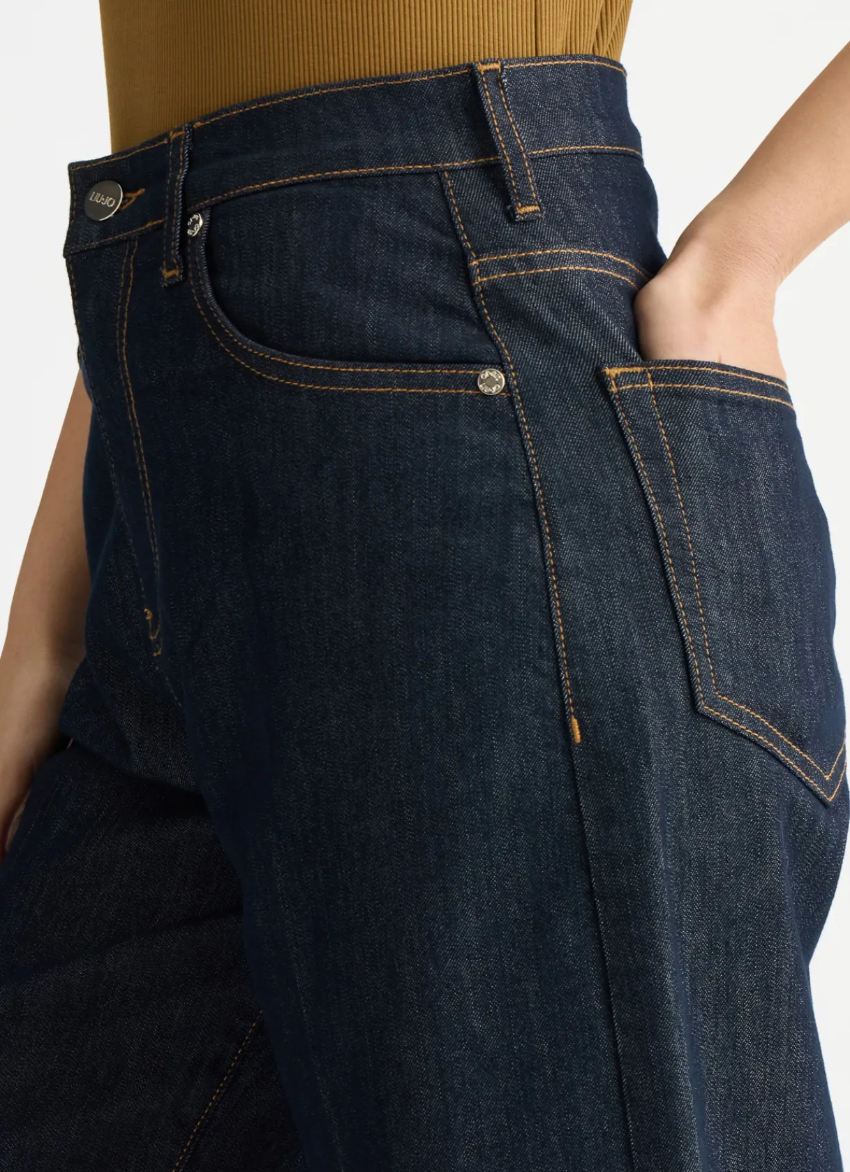 Liu Jo Jean carotte à taille haute|Femme Jeans Slim