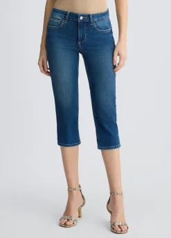 Liu Jo Jean corsaire bottom up|Femme Jeans Slim