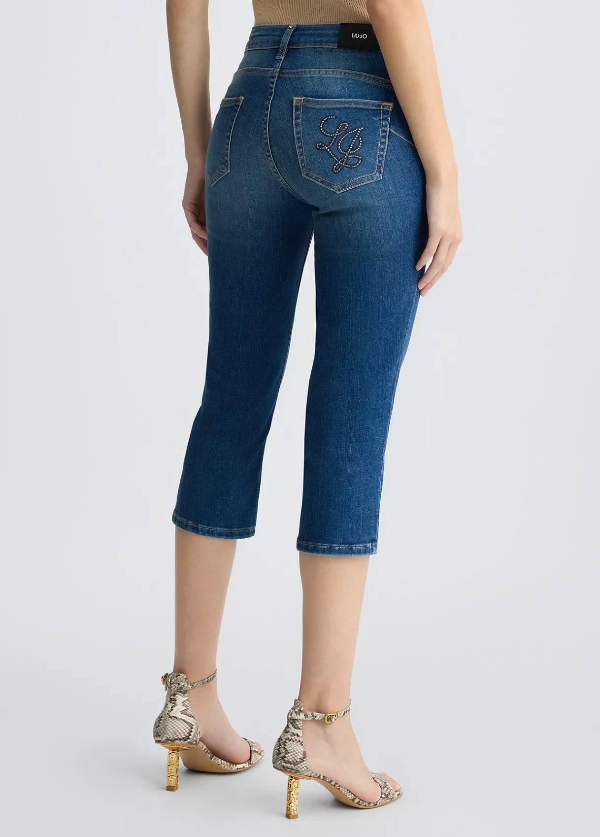 Liu Jo Jean corsaire bottom up|Femme Jeans Slim