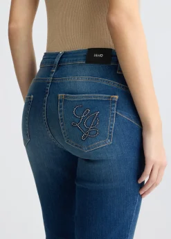 Liu Jo Jean corsaire bottom up|Femme Jeans Slim