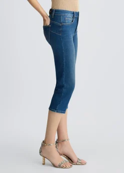 Liu Jo Jean corsaire bottom up|Femme Jeans Slim