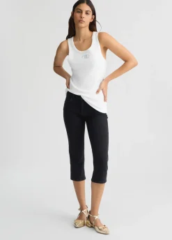 Liu Jo Jean corsaire bottom up|Femme Jeans Patte D'Eph|Jeans Slim