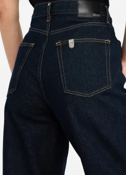 Liu Jo Jean cropped à taille haute|Femme Jeans Droit