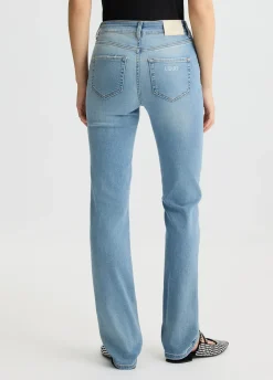 Liu Jo Jean droit à taille haute|Femme Jeans Droit