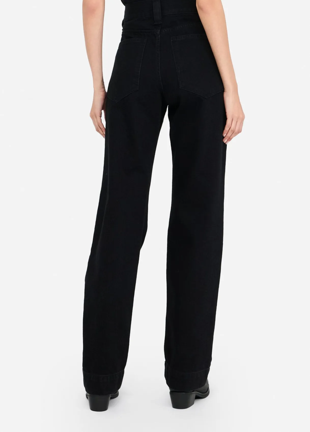 Liu Jo Jean droit avec perles de verre|Femme Jeans Droit