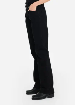 Liu Jo Jean droit avec perles de verre|Femme Jeans Droit