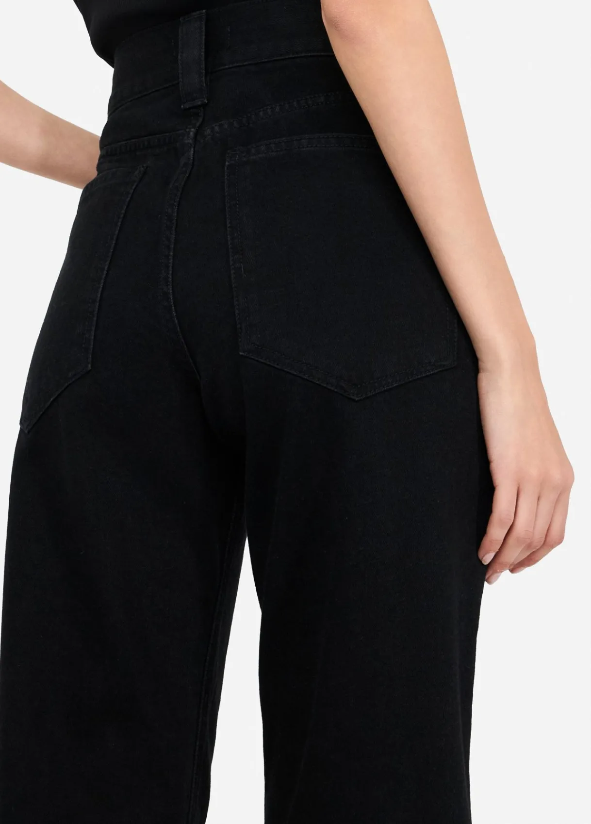 Liu Jo Jean droit avec perles de verre|Femme Jeans Droit