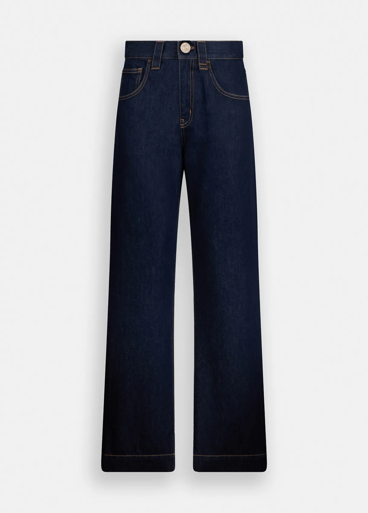 Liu Jo Jean droit avec perles de verre|Femme Jeans Droit
