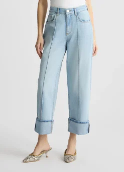 Liu Jo Jean droit cropped|Femme Jeans Droit