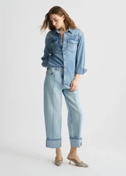 Liu Jo Jean droit cropped|Femme Jeans Droit