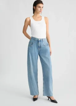 Liu Jo Jean en coton|Femme Jeans Droit