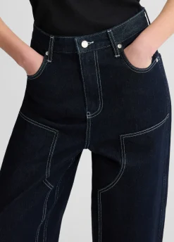 Liu Jo Jean en coton effet usé|Femme Jeans Patte D'Eph