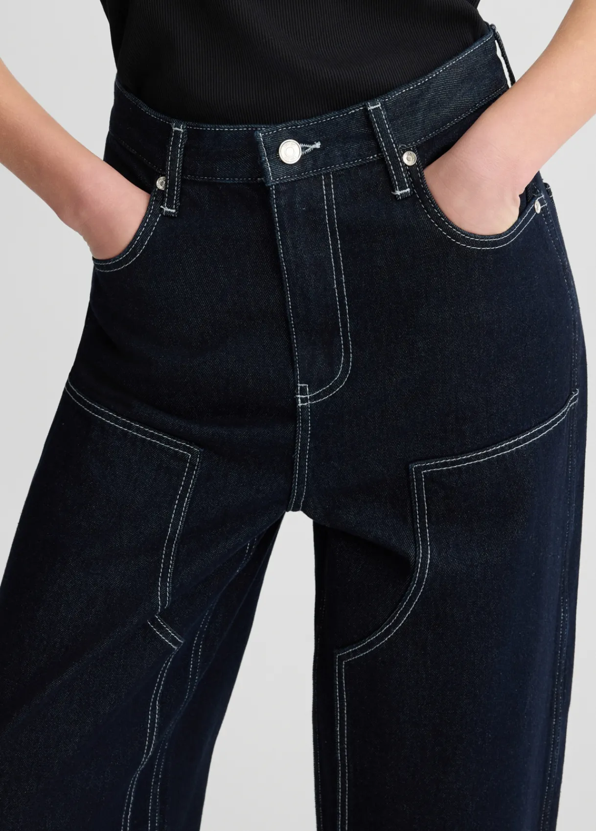 Liu Jo Jean en coton effet usé|Femme Jeans Patte D'Eph