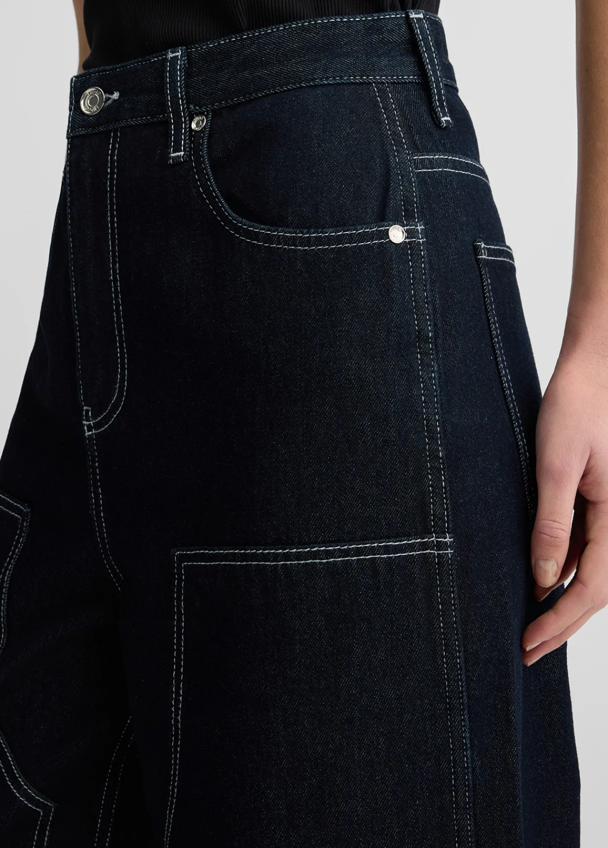 Liu Jo Jean en coton effet usé|Femme Jeans Patte D'Eph