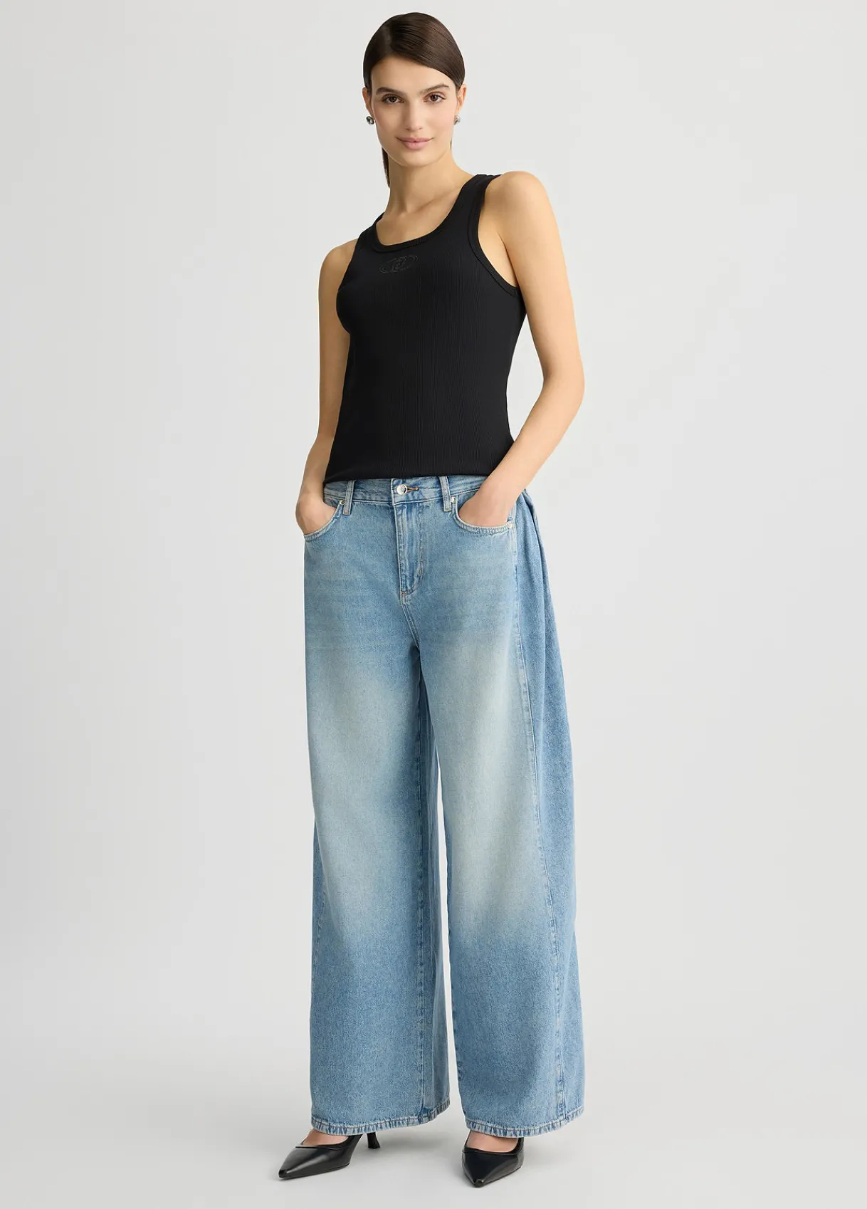 Liu Jo Jean palazzo|Femme Jeans Droit