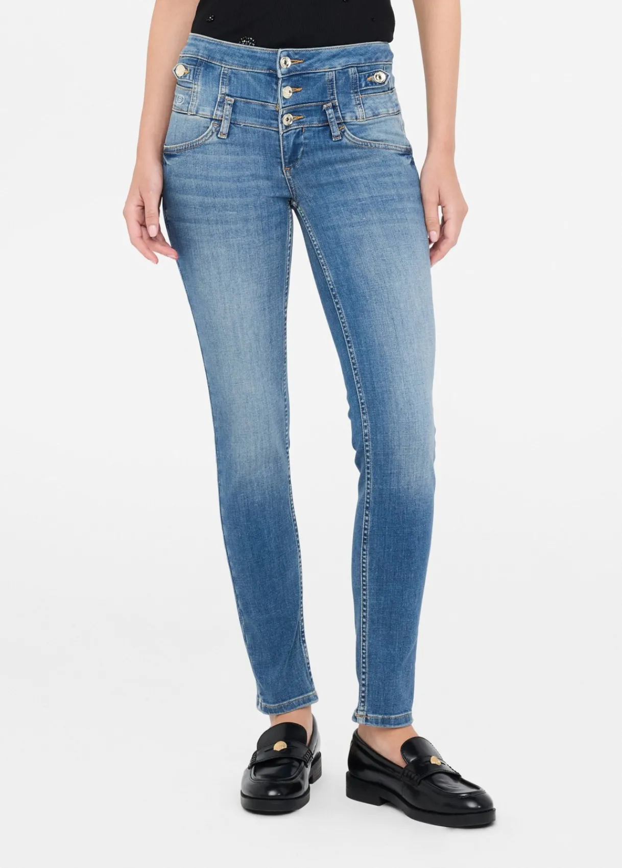 Liu Jo Jean skinny à taille haute|Femme Jeans Skinny