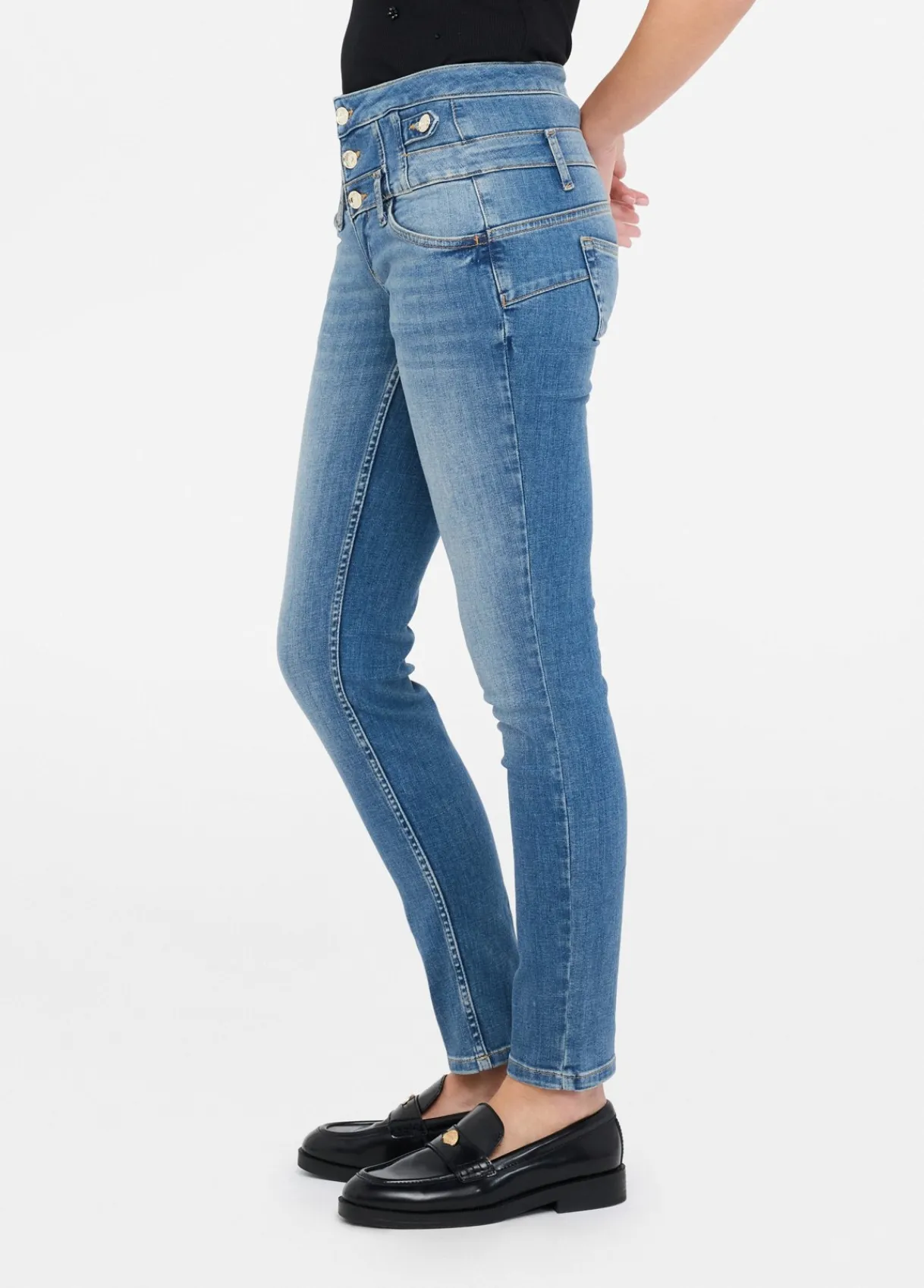 Liu Jo Jean skinny à taille haute|Femme Jeans Skinny