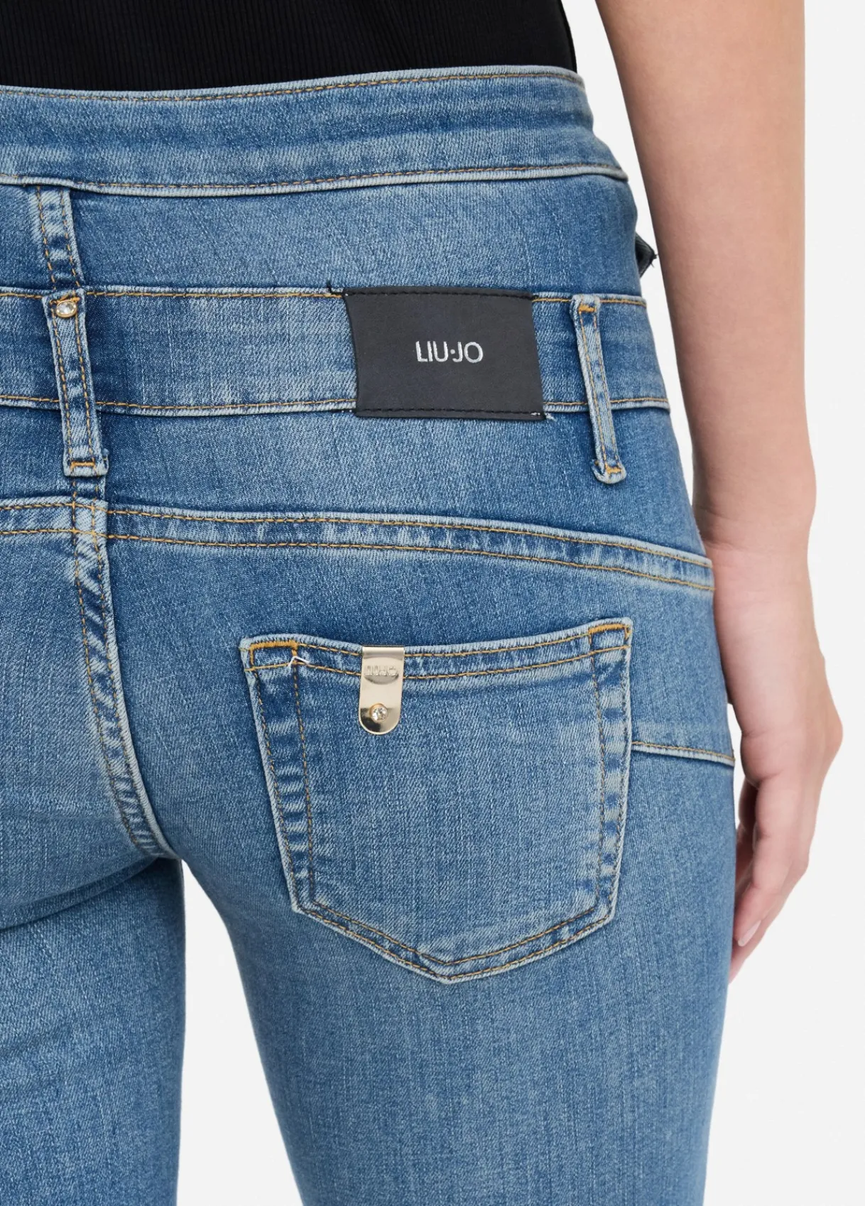 Liu Jo Jean skinny à taille haute|Femme Jeans Skinny