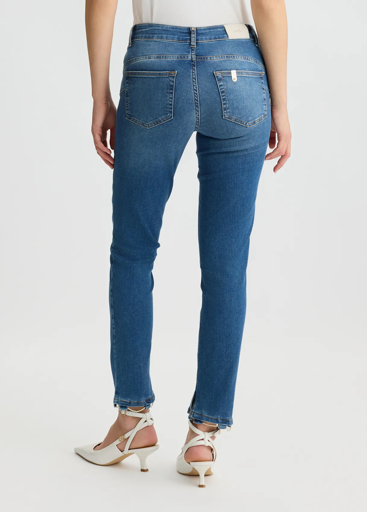 Liu Jo Jean skinny avec chaînes|Femme Jeans Skinny