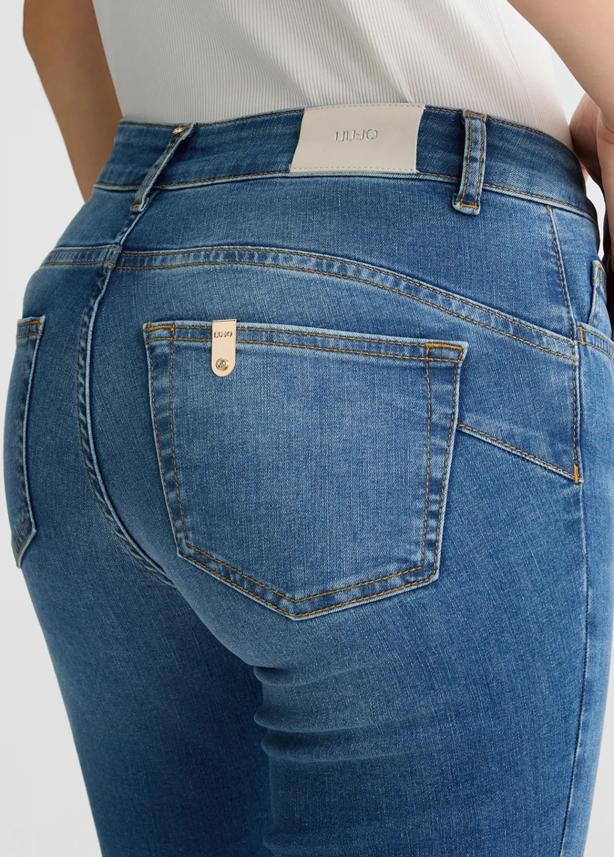 Liu Jo Jean skinny avec chaînes|Femme Jeans Skinny