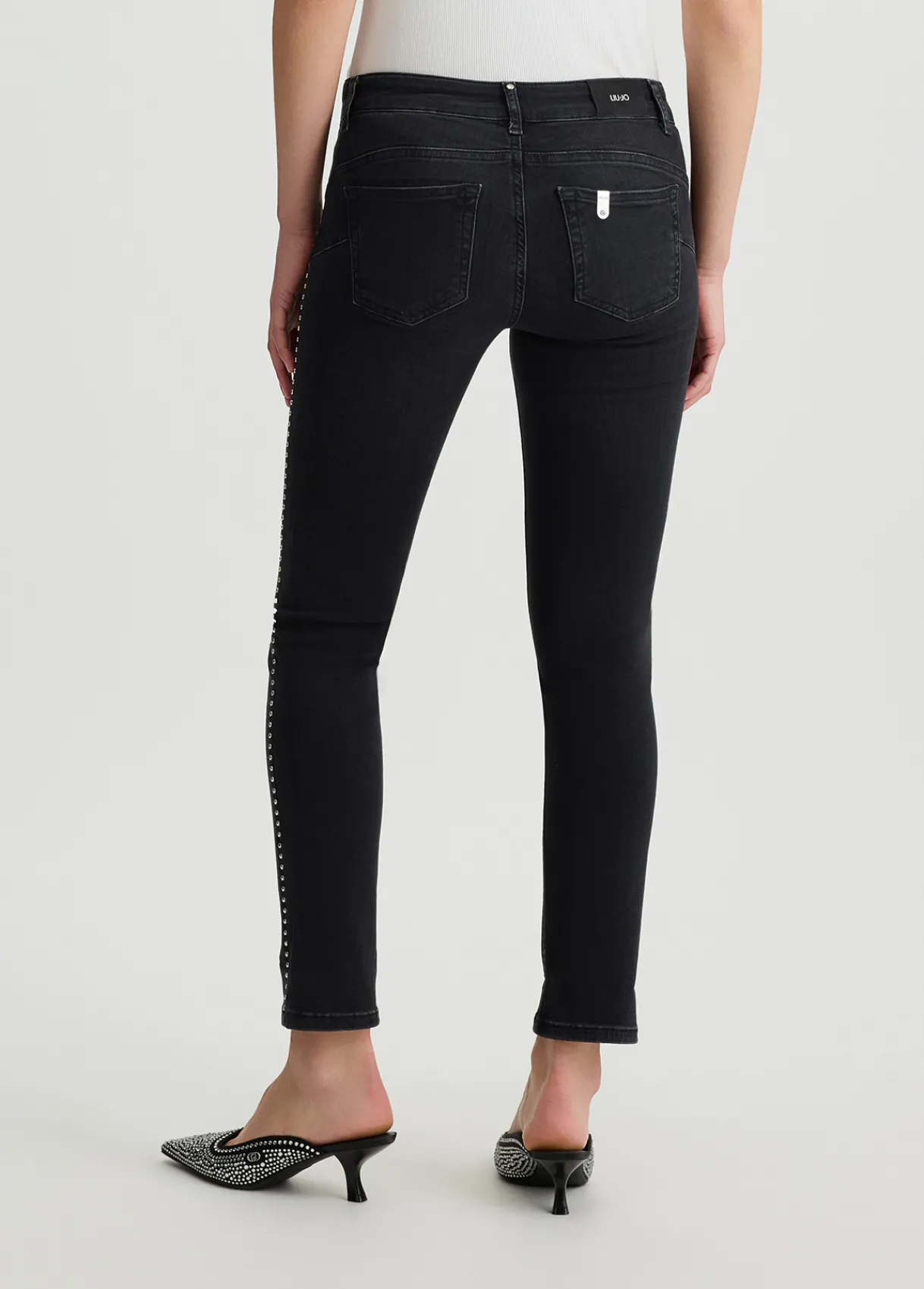 Liu Jo Jean skinny avec clous|Femme Jeans Skinny