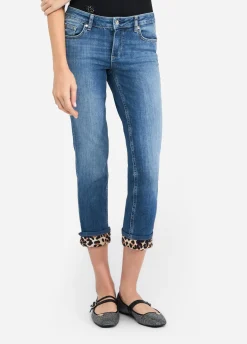 Liu Jo Jean skinny avec revers|Femme Jeans Skinny