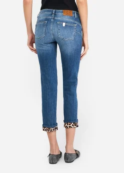 Liu Jo Jean skinny avec revers|Femme Jeans Skinny