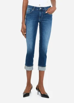 Liu Jo Jean skinny avec revers|Femme Jeans Skinny
