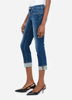 Liu Jo Jean skinny avec revers|Femme Jeans Skinny
