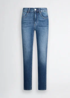 Liu Jo Jean skinny bleu à strass|Femme Jeans Skinny