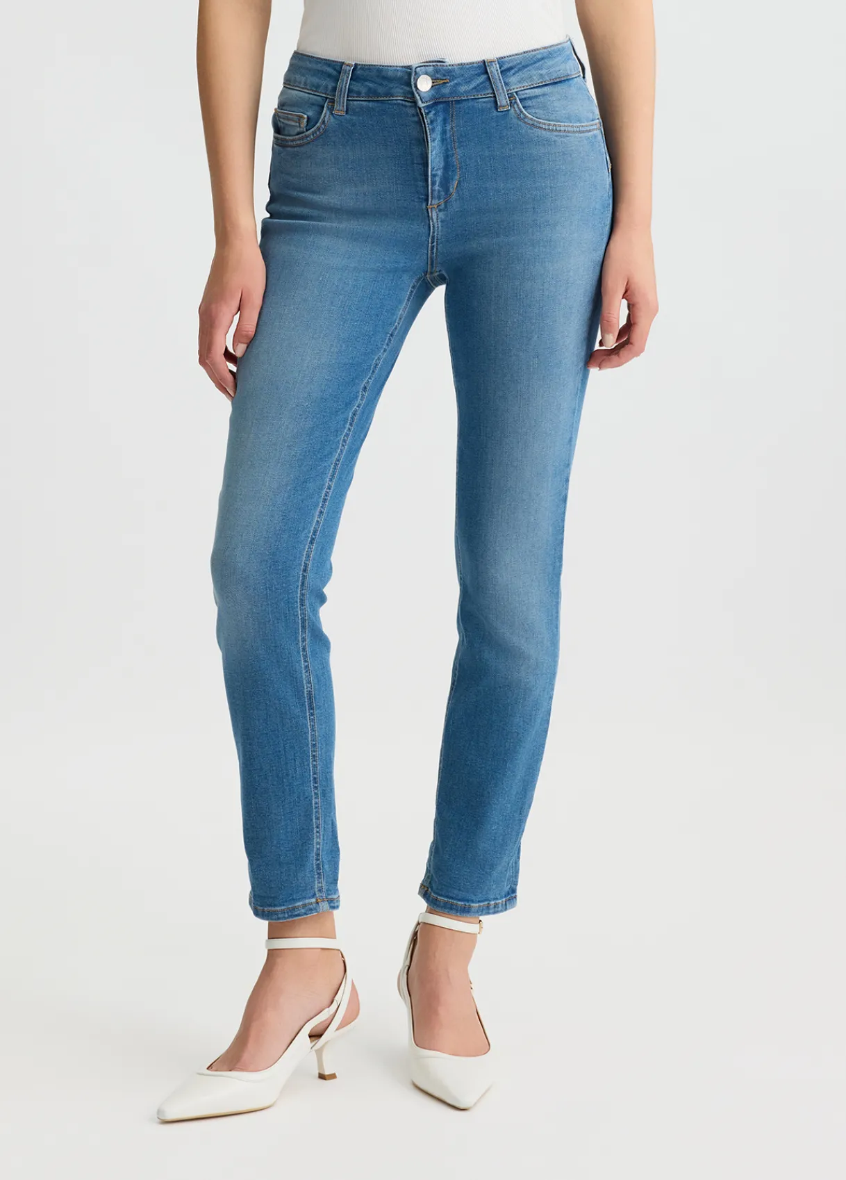 Liu Jo Jean skinny cropped|Femme Jeans Skinny