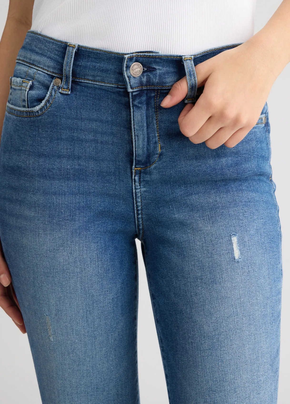 Liu Jo Jean slim avec strass|Femme Jeans Slim