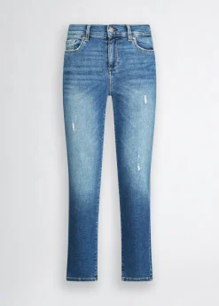 Liu Jo Jean slim avec strass|Femme Jeans Slim