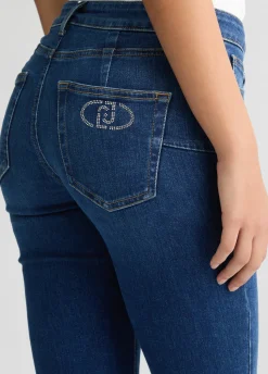 Liu Jo Jean slim foncé avec strass|Femme Jeans Skinny